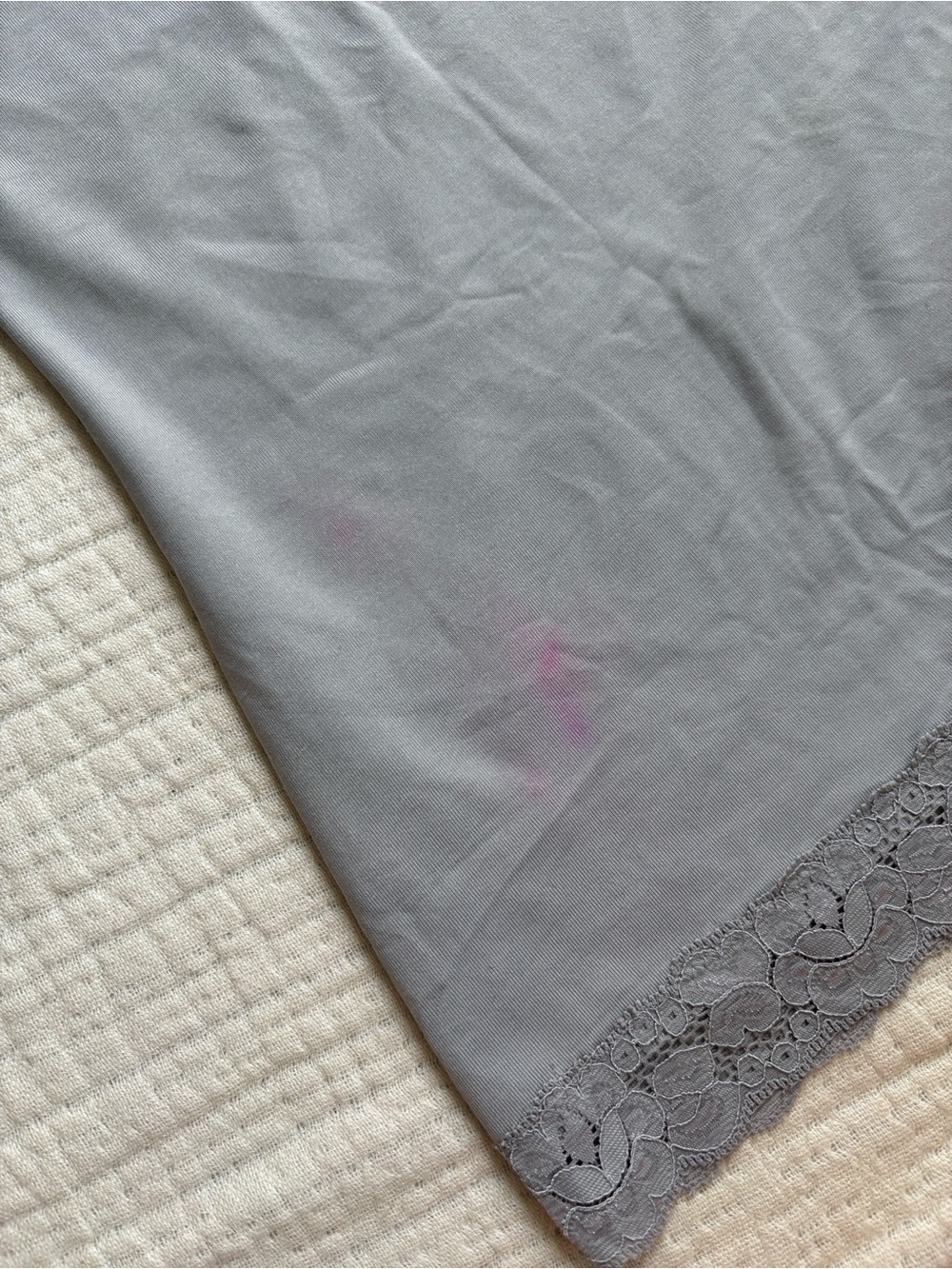 Reitmans grey lace trim cami top - Picture 6 of 6